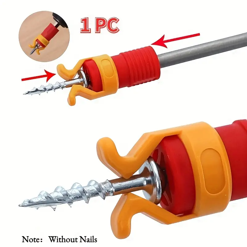 1pc Screw Fixer Holder - Universal Fixing Fixture Set For Woodworking,  Carpentry And Drill Screws - Plastic Screw Fixer Fixture - Essential Tool