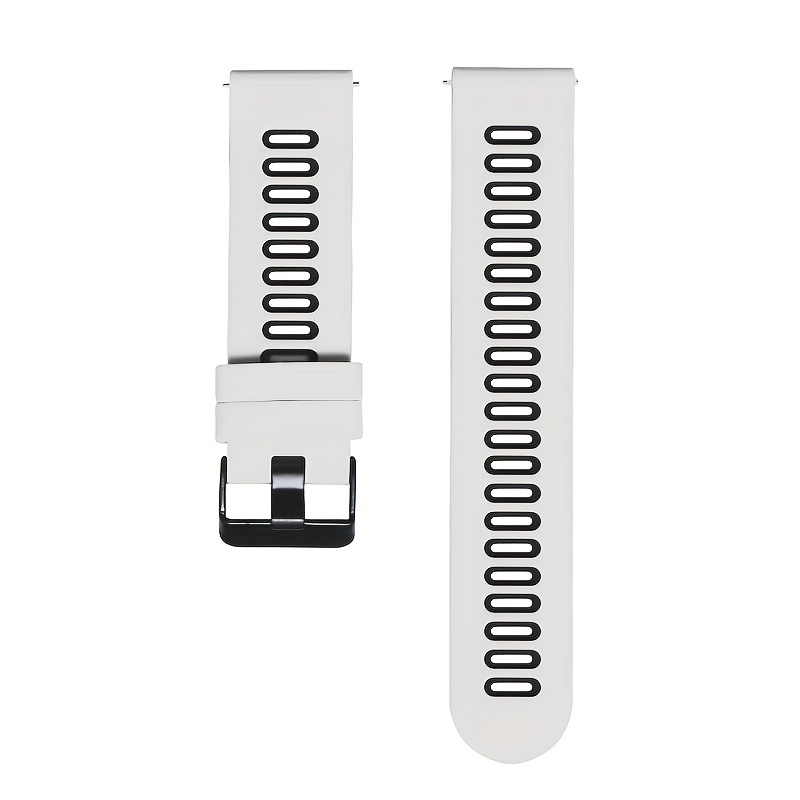 Accessoires Bracelet Montre GARMIN QUCKFIT 22 mm Silicone Blanc