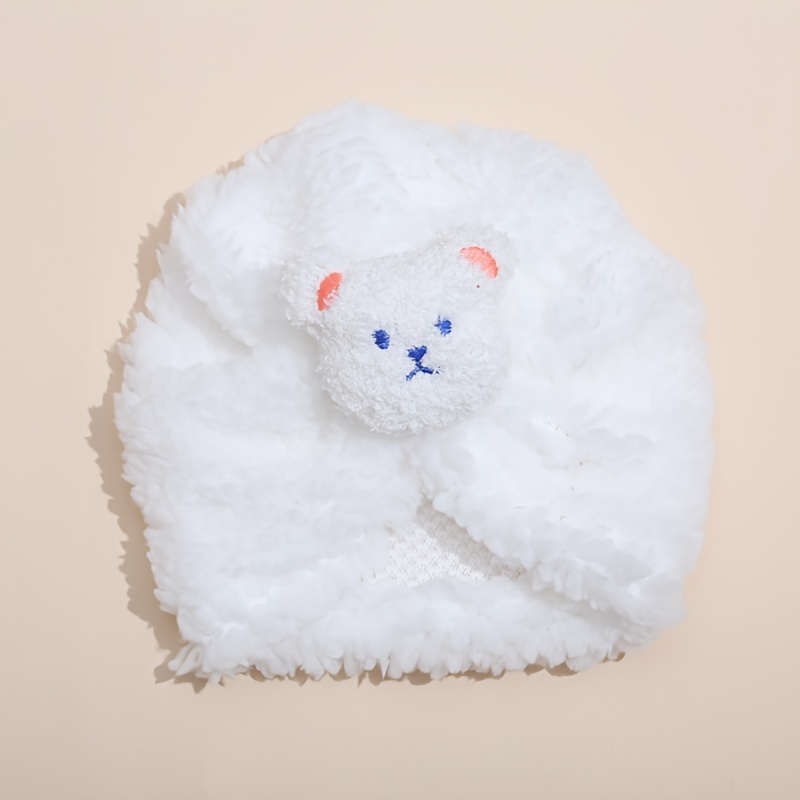 1pc Autumn Winter Hat, Cartoon Bear Baby Beanie