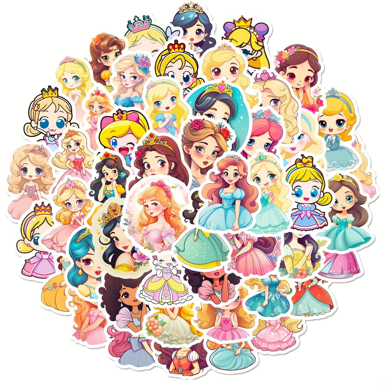 Disney Princesses Stickers, Sticker Disney Kids