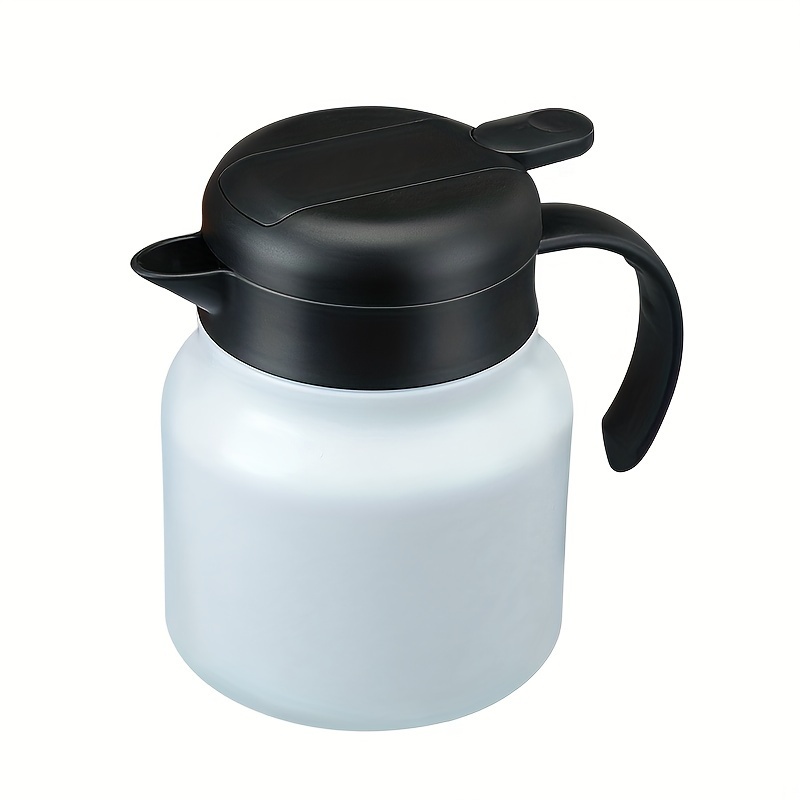 Thick Stainless Steel Tea Pot Insulated Kettle Thermal Teapot Water Pot for Kitchen Restaurant Hotel (Golden, 1L), Size: 18*14*18cm