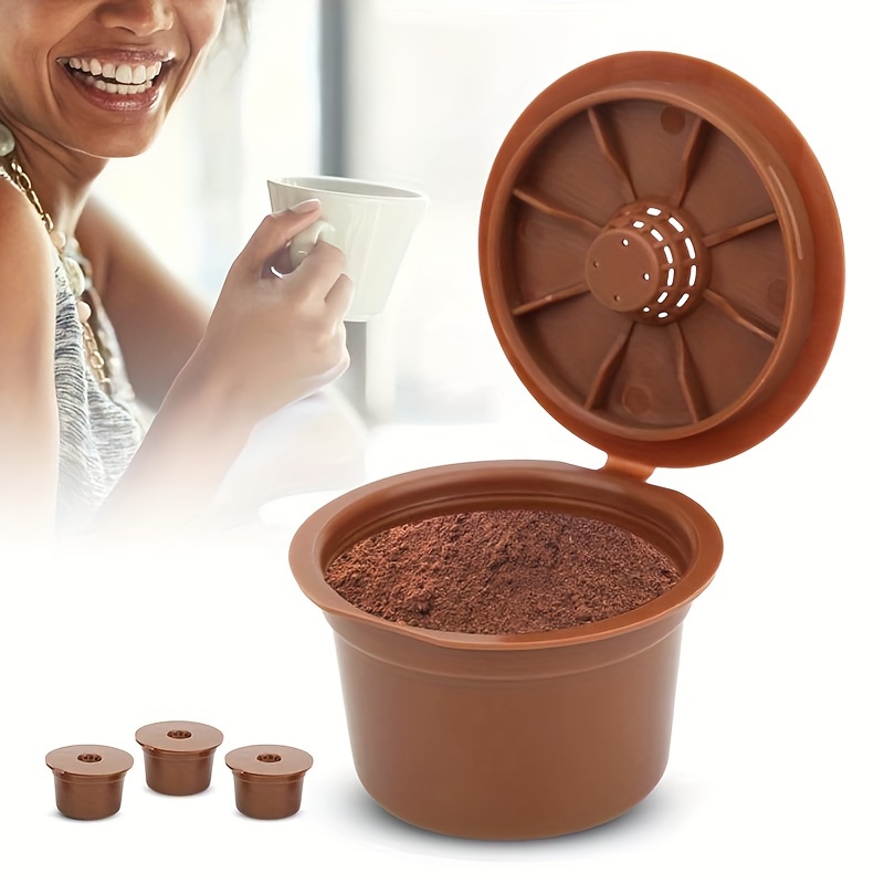 €19.59 Capsula di caffè, tazza filtrante riutilizzabile riutilizzabile in  acciaio inossidabile per capsule da caffè, filtro professionale per capsule  di caffè adatto per macchina da caffè Nespresso