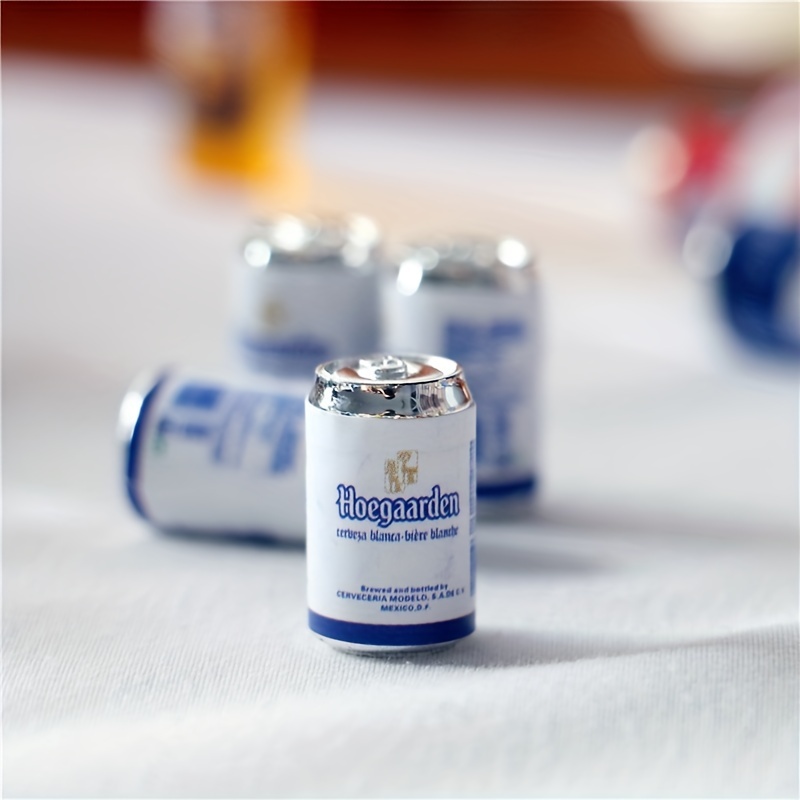 5pcs 1:12 Dollhouse Mini Soda Beer Can Easy Pull Can DIY Food