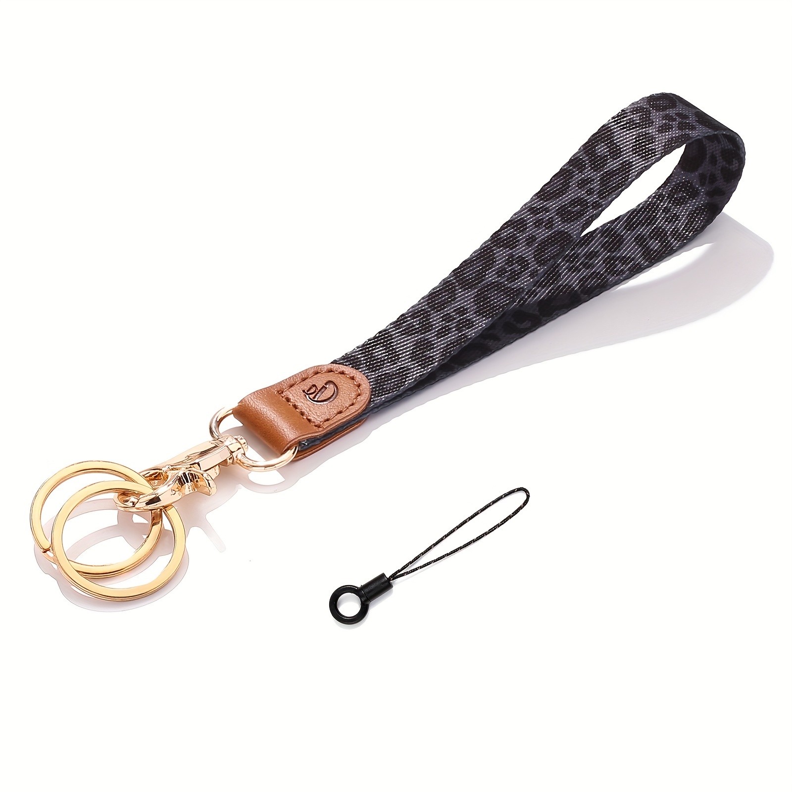 GIFTPUZZ Leather Wristlet Key Chain Lanyard Key Ring Wristlet Strap Key  Chain Holder Hand Wrist Lanyards for Keys