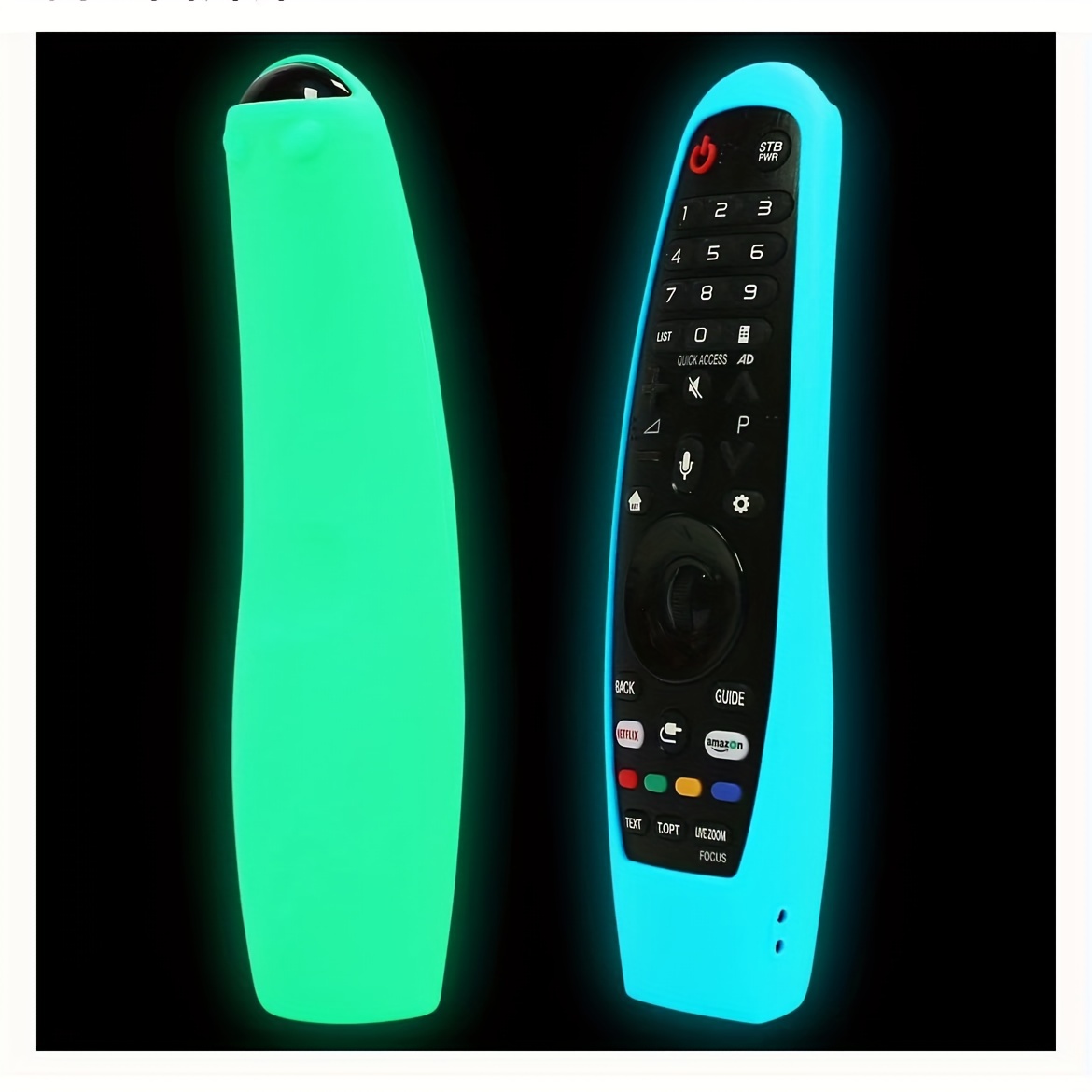 Funda para mando a distancia LG TV, cubierta remota para LG Smart TV  AKB75095307 AKB75375604 AKB74915305 original, funda de silicona de repuesto  para