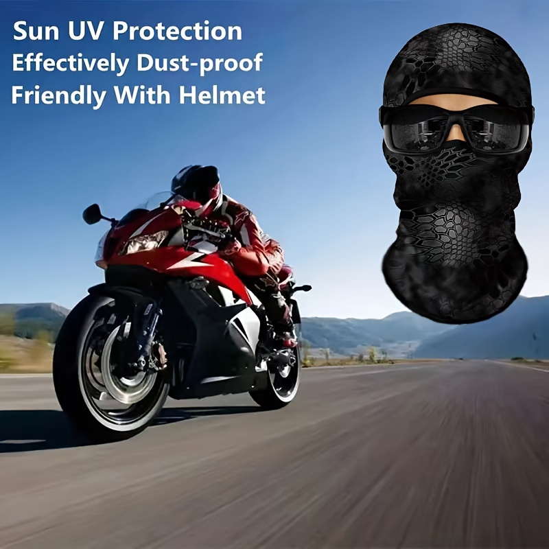 One Pack Unisex Balak Face Mask Hat Specially Suitable Motorcycle Outdoor  Sports Sunscreen Windproof Head Protection - Automotive - Temu Philippines