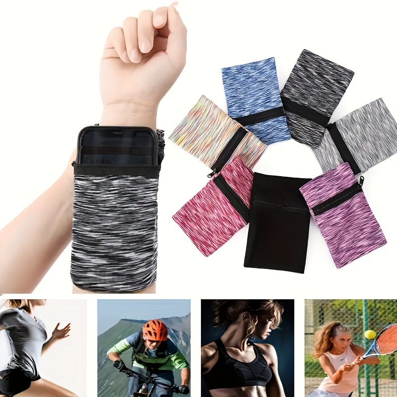

1pc Running Mobile Phone Storage Arm Bag, Unisex Sports Arm Sleeve, Universal Ultra-thin Wrist Bag