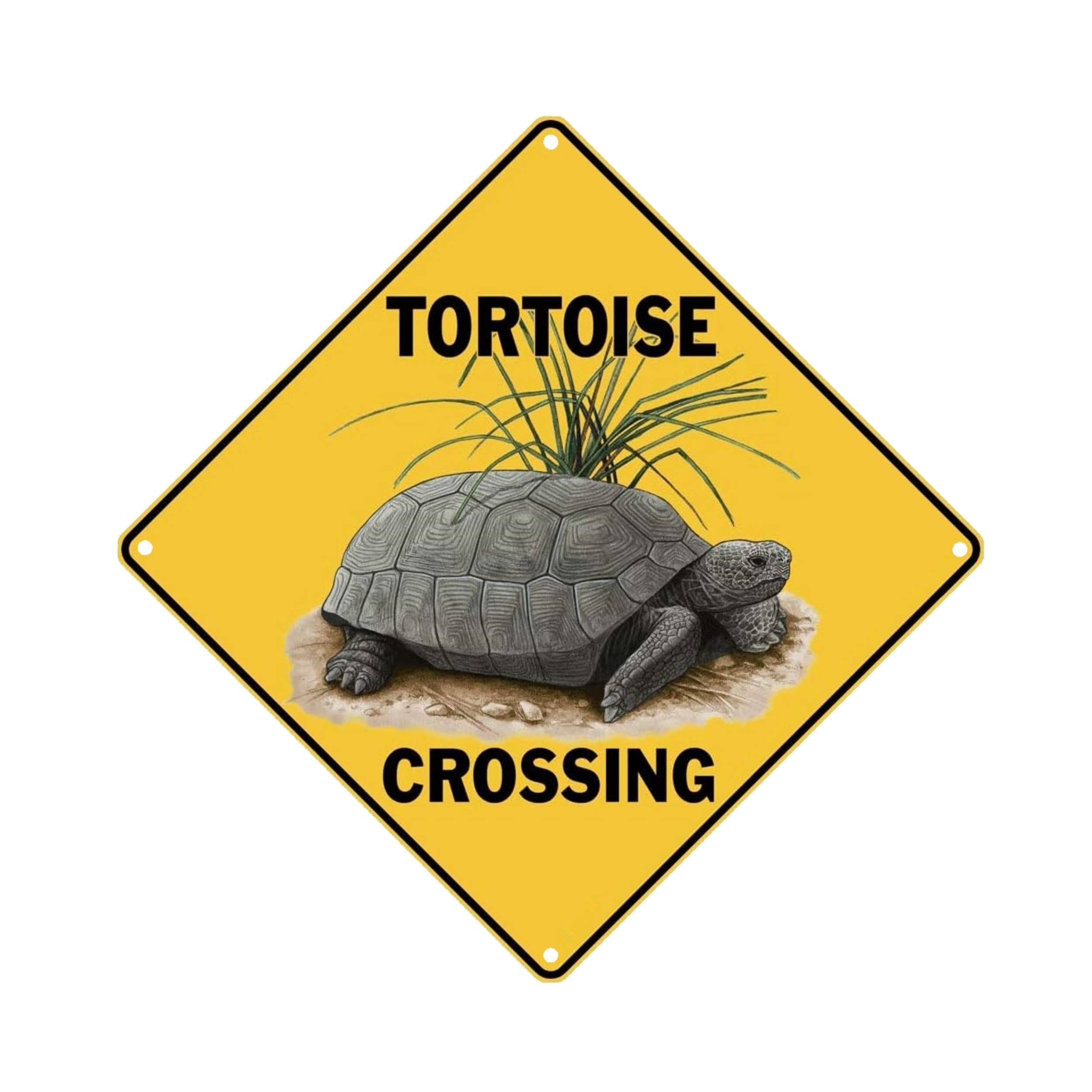 

1pc, "tortoise Crossing" Metal Tin Sign (8''x8''), Novelty Vintage Plaque Decor, Home Decor, Room Decor, Wall Decor, Bathroom Decor, Bar Decor, Cafe Decor, Garage Decor, Farmhouse Decor