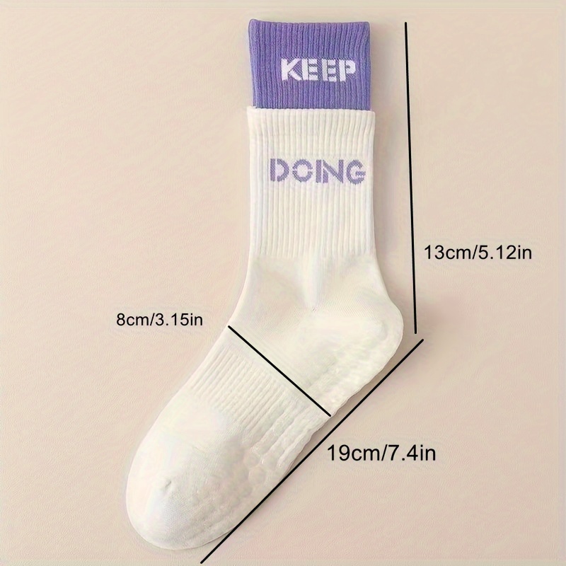 1/3 pair Non Skid/Slip Socks With Gripper Bottom Hospital Slipper