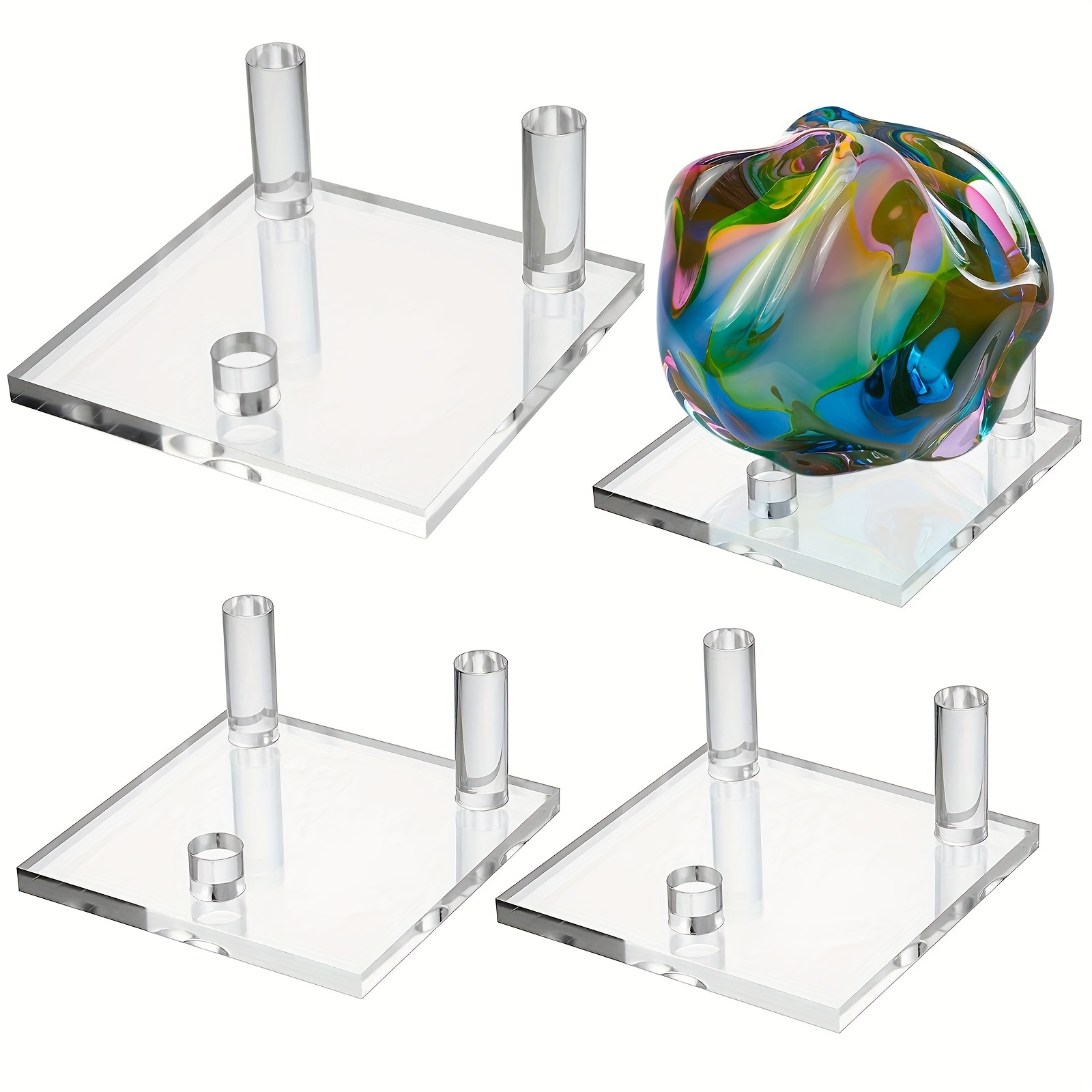 Clear Acrylic Display Stand Three peg Display Easel Stands - Temu