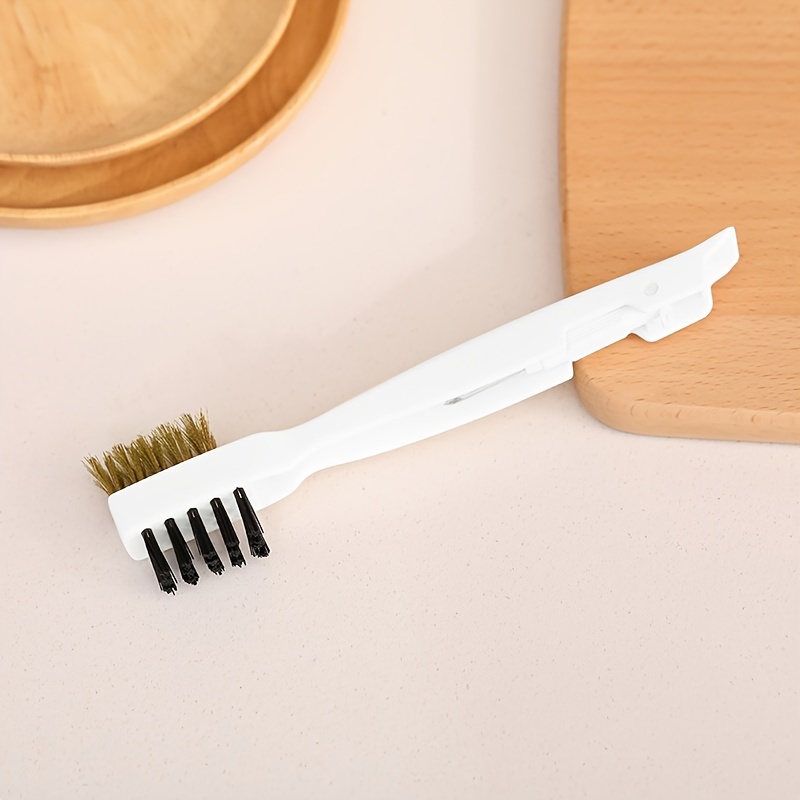 Kitchen Cleaning Scrub Brush,Deep Gas Stove Brass Wire Brushes with Stiff  Bristles & Cooktop Scraper,Scrubber Brush for Range Hood Grease Grime