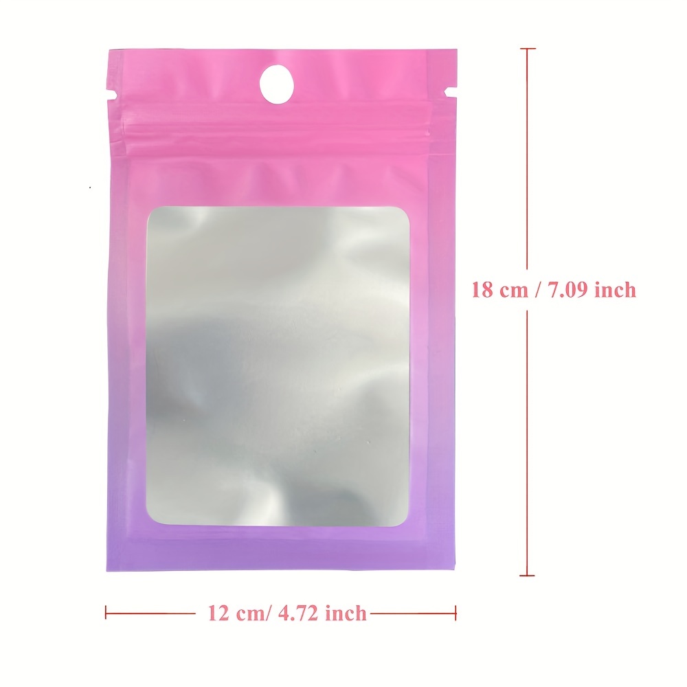 Transparent Packaging Jewelry Plastic Bags Accessory Jewelry Pouches Bag  100pcs
