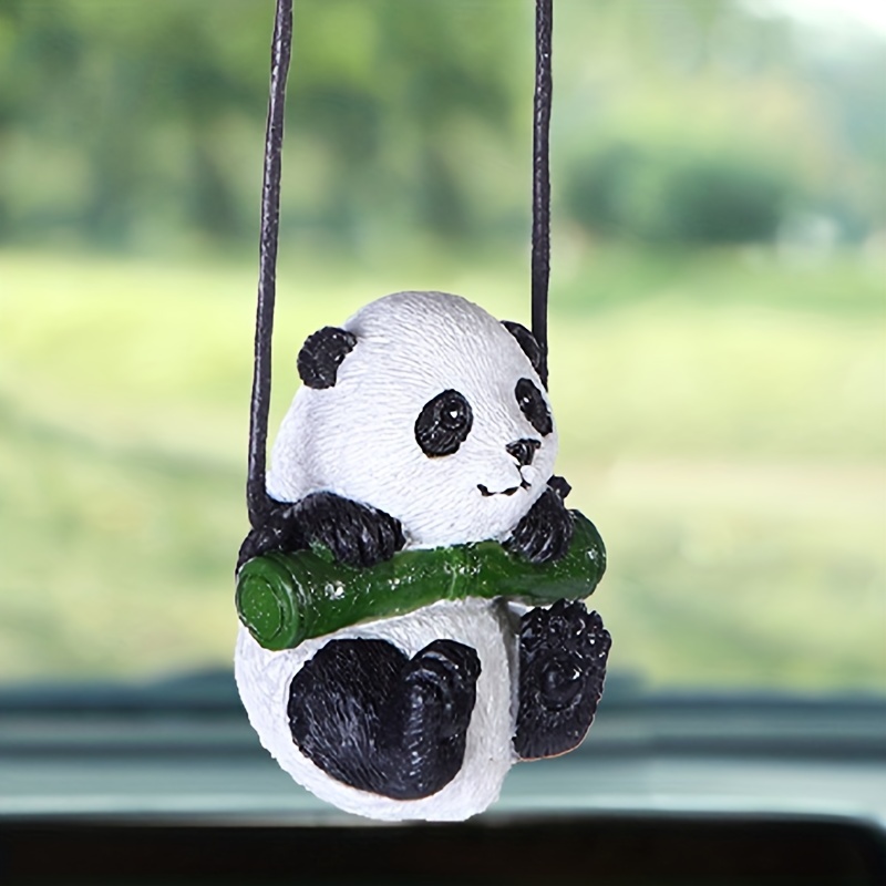 1pc Swinging Panda Auto Hängende Verzierung Auto Hängendes - Temu Germany