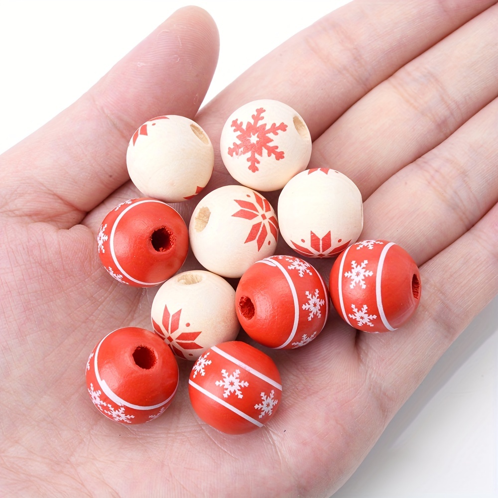 50pcs/lot Three Colors Round Loose Spacer Wooden Beads For Bracelets Making  Jewelry DIY Crafts - AliExpress