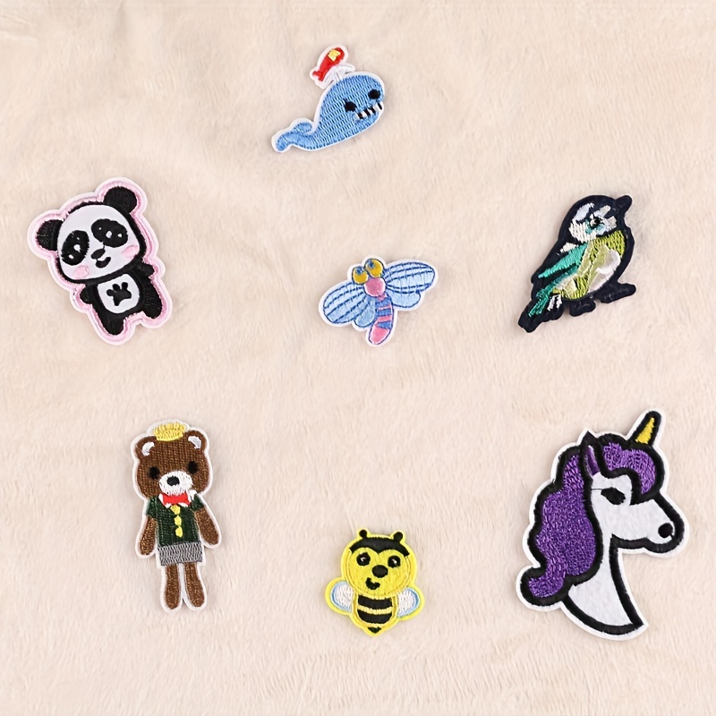 Cute Patches For Backpacks Cute Animal Embroidery - Temu