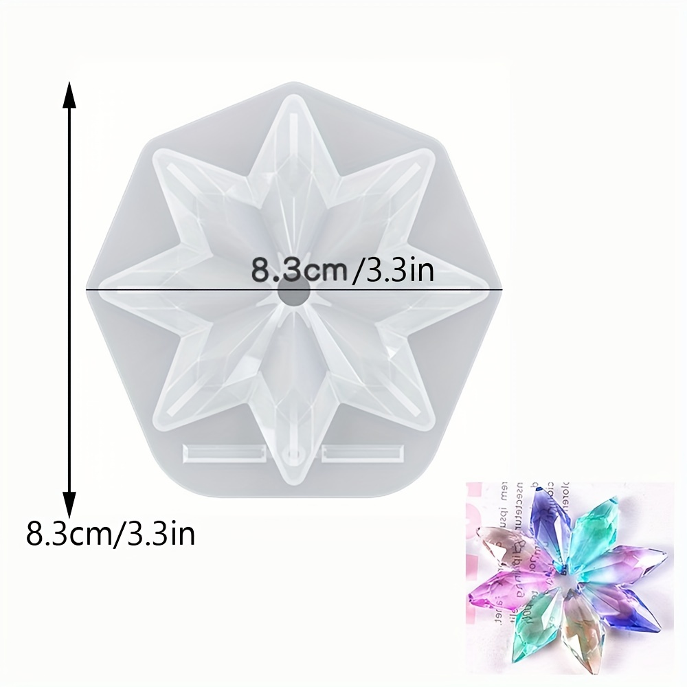 Star Snowflake Silicone Mold For Resin Crafts