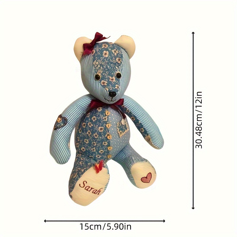 10 PCS Memory Bear Template Ruler Set with Instructions - Memory Bear  Sewing Patterns Template, Acrylic Quilting Template Cutting Set for Sewing  Bear