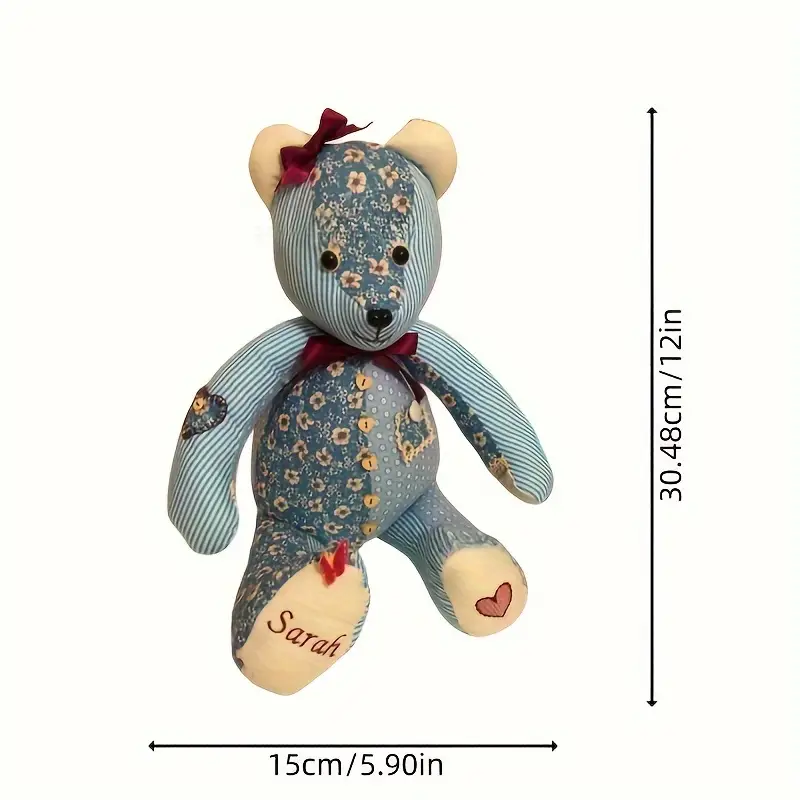Memory Bear Template Ruler Set For Doll Clothing Cutting Size Standard -12  Floral Memory Bear - Toys & Games - Temu