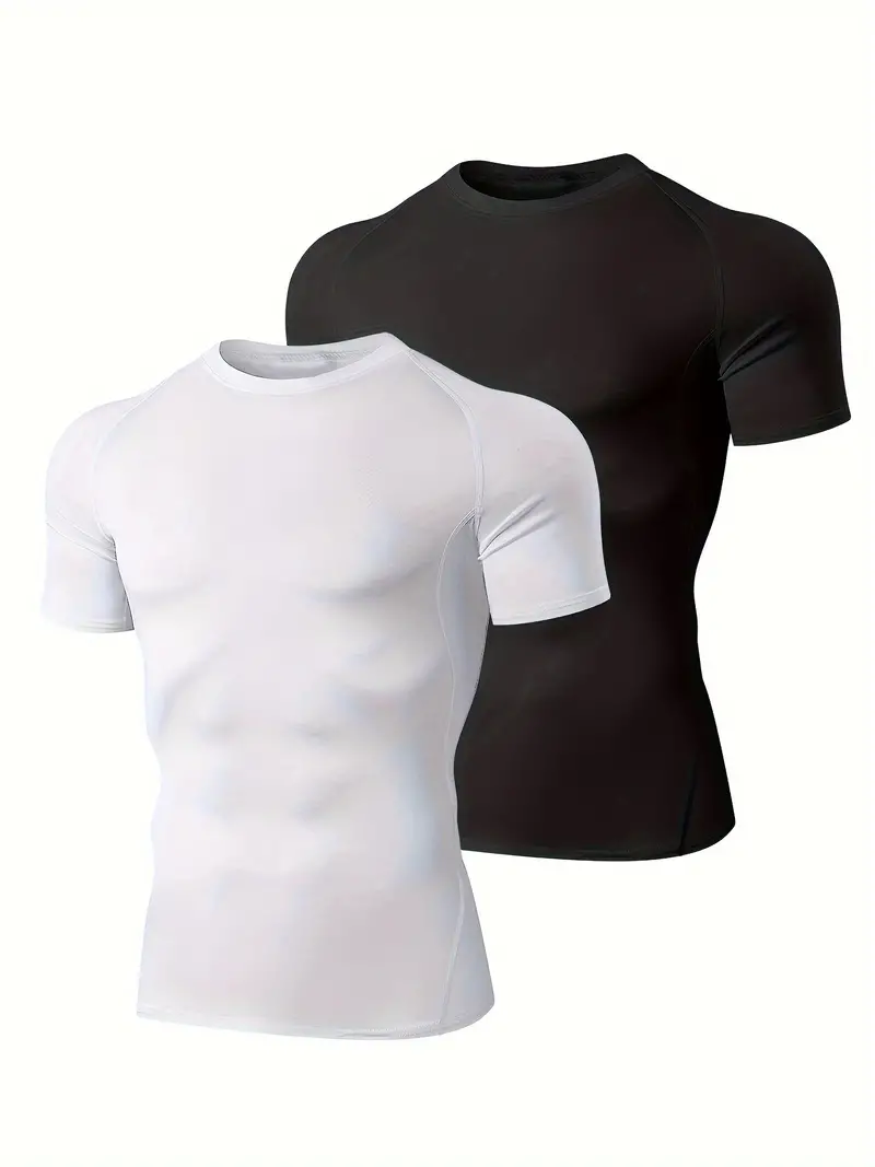 Hoplynn Compression Shirts Men Short/long Sleeve Baselayer - Temu Austria