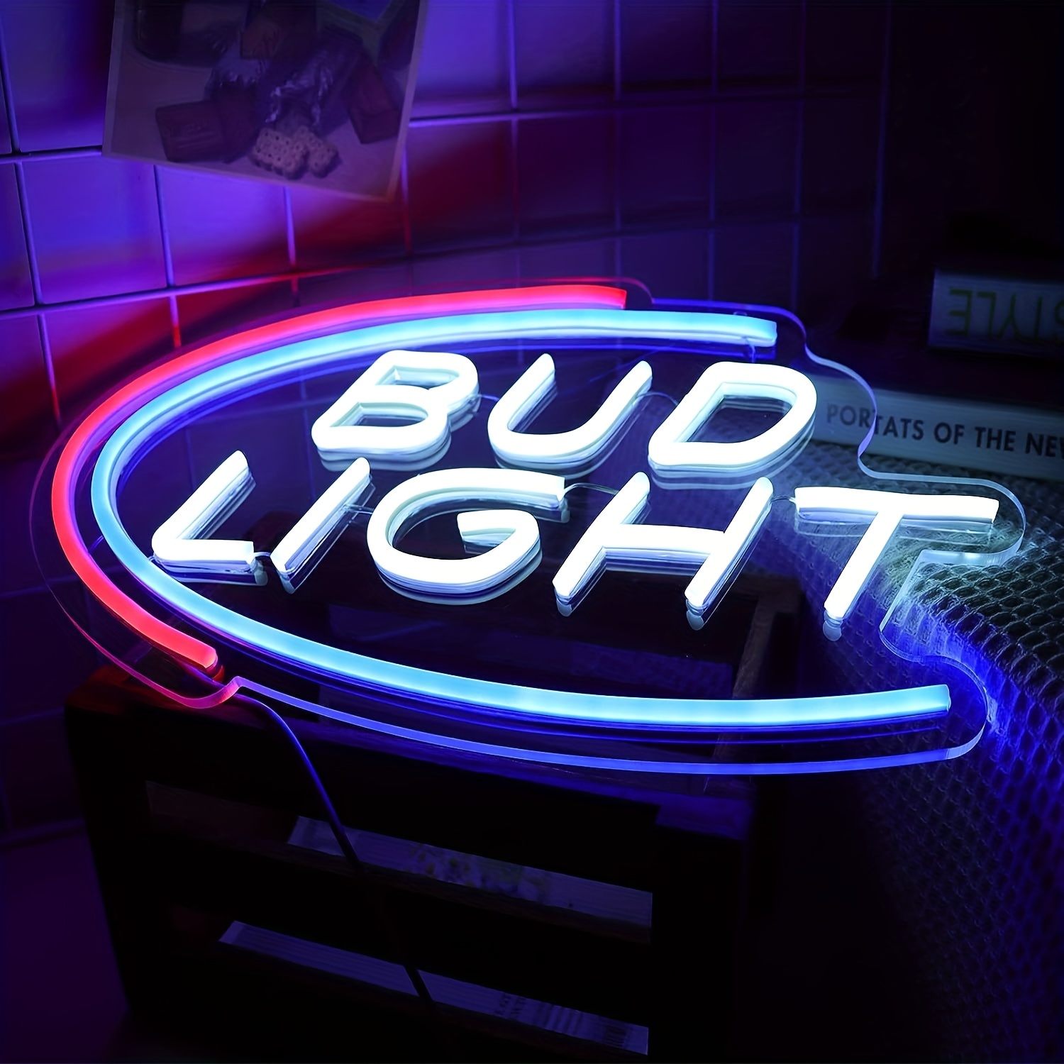 Ouch Neon Sign Led Neon Sign Usb Letter Bar Neon Sign For - Temu