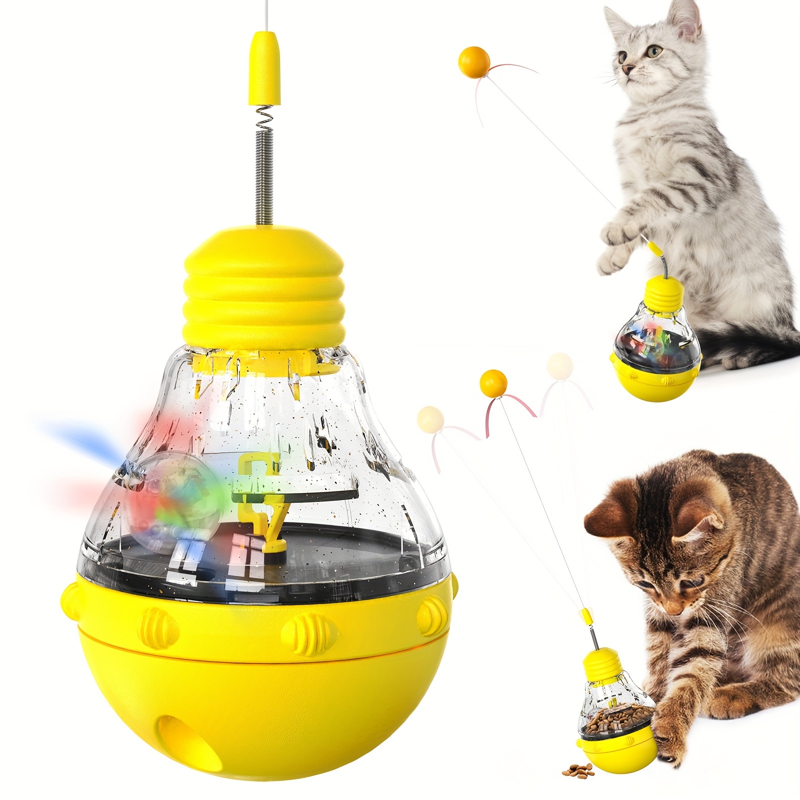 Pet Leakage Food Wobbler Dog Treat Dispenser Toy, Bite Resistant And  Interactive Dog Toy Ball - Temu