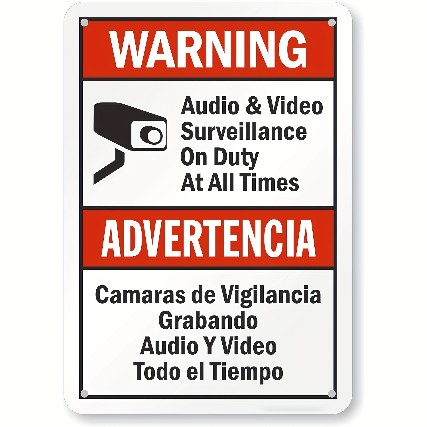 Cartel Vídeo Vigilancia