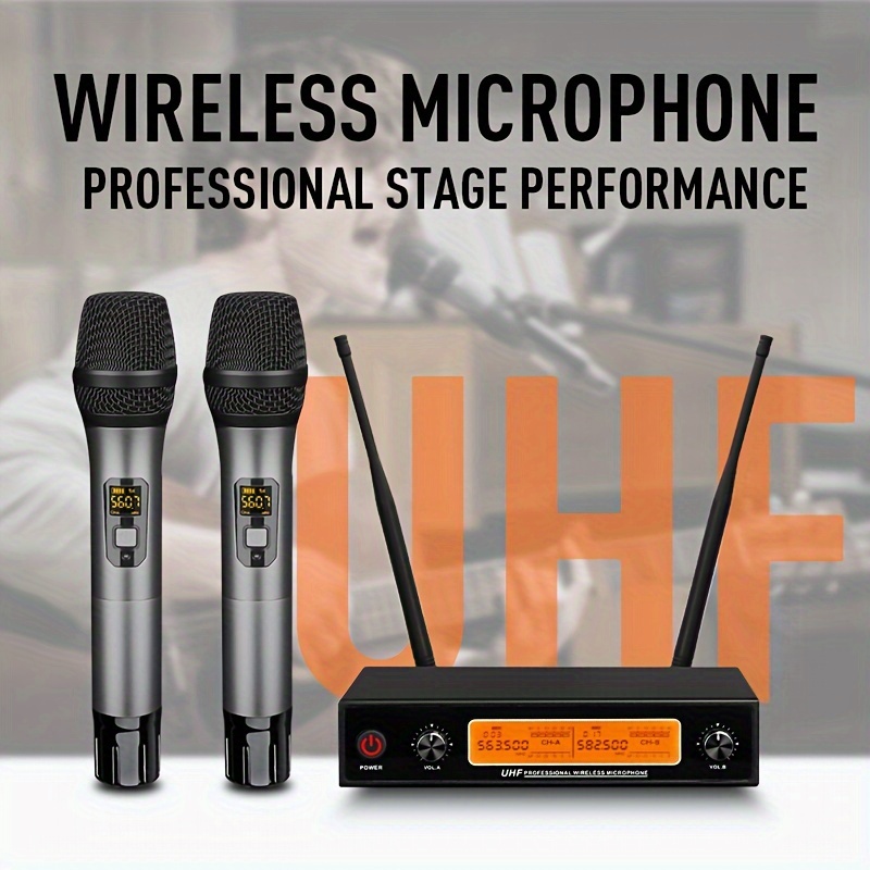 TONOR Wireless Microphones, UHF Dual Karaoke Microphone System