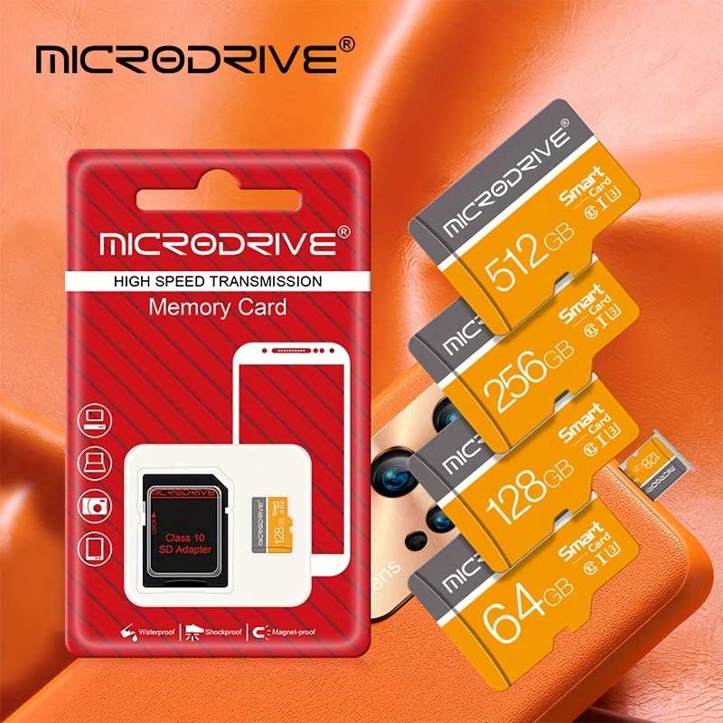 KEXIN Carte Micro SD 128 Go + Adaptateur SD 128 Go 64 Go 32 Go Carte  mémoire Micro SDXC Carte Micro SD C10, U3, A1, V30 Carte SD Carte mémoire  Carte TF
