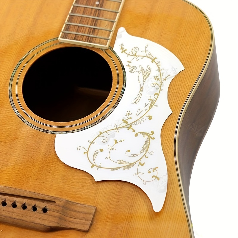 Autocollant de Pickguard pour guitare acoustique Folk, plaque anti-rayures  pour accessoires de guitare Q2J3 de 38 à 42 pouces, 1 pièce