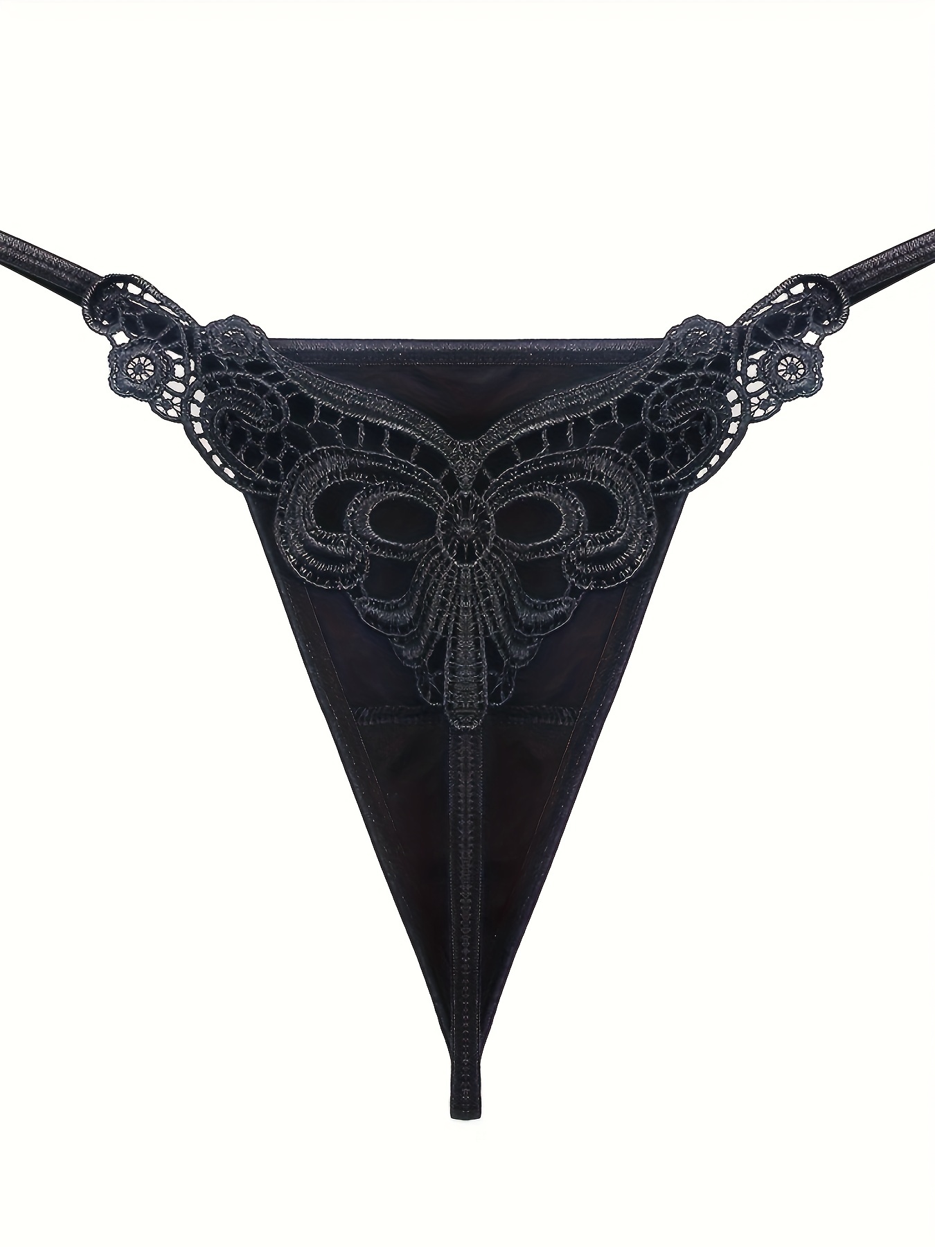 Sexy Thongs Underwear G-String Panties Lingerie Butterfly Thong Women  Embroidery 