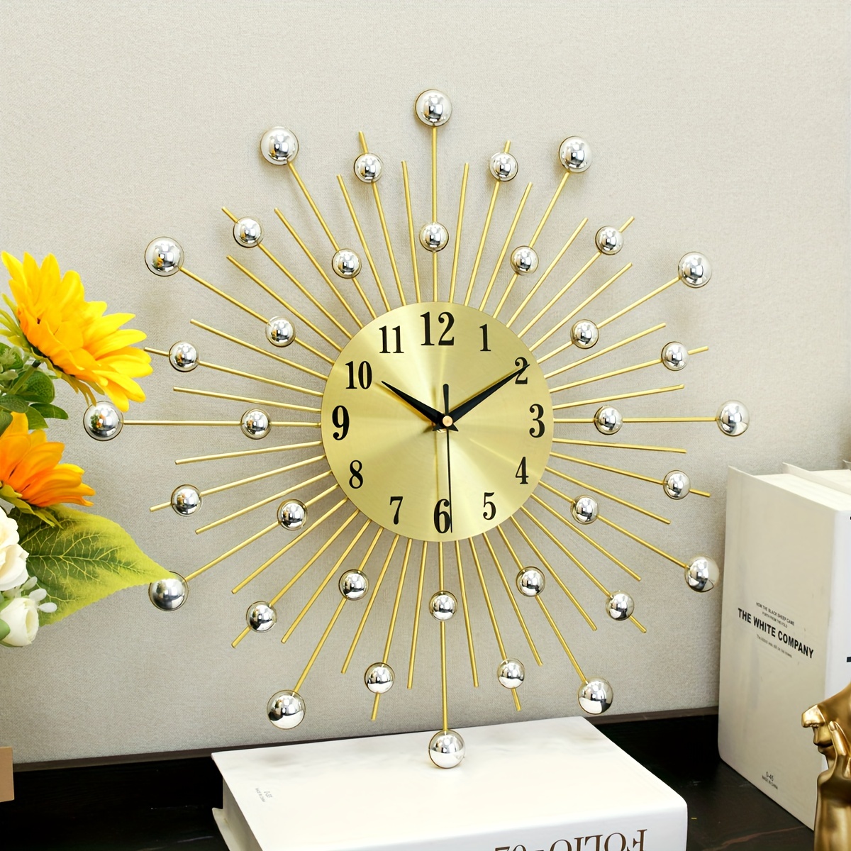 1pza Reloj Pared Vintage Silenciosos Reloj Pared Decorativo - Temu