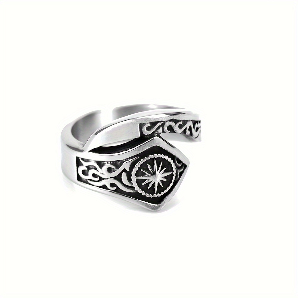 Bague Étoile À Six Branches Rétro Punk, Bague En Acier Inoxydable Pour  Hommes, Accessoires Tendance, Adaptés À Un Usage Quotidien, Bijoux De  Couple, 1/2/4 Pièces - Temu France