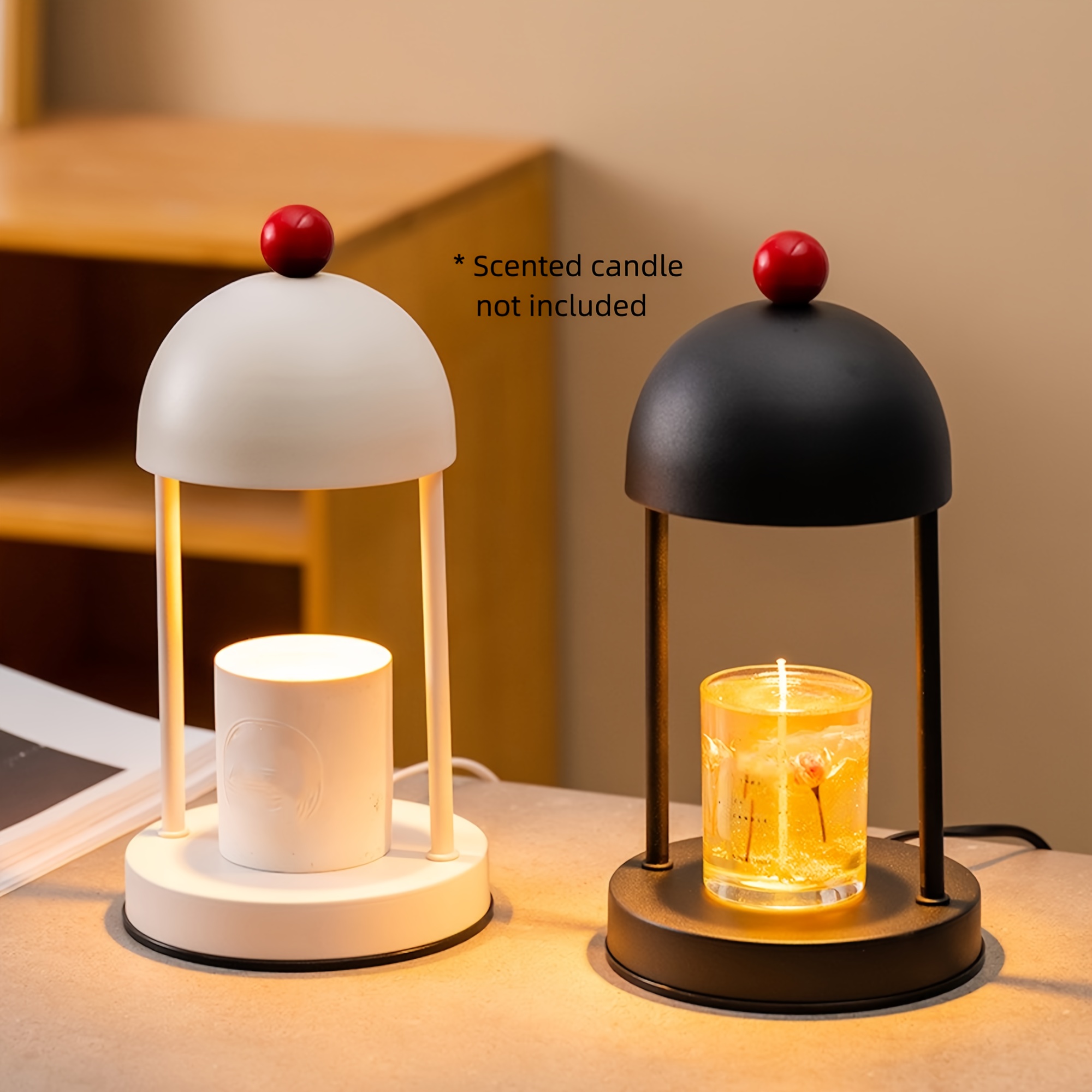 1pc, Ceramic Candle Warmer, Wax Warmer For Scented Wax, Fragrance Night  Light Aroma Decor For Bedroom Office