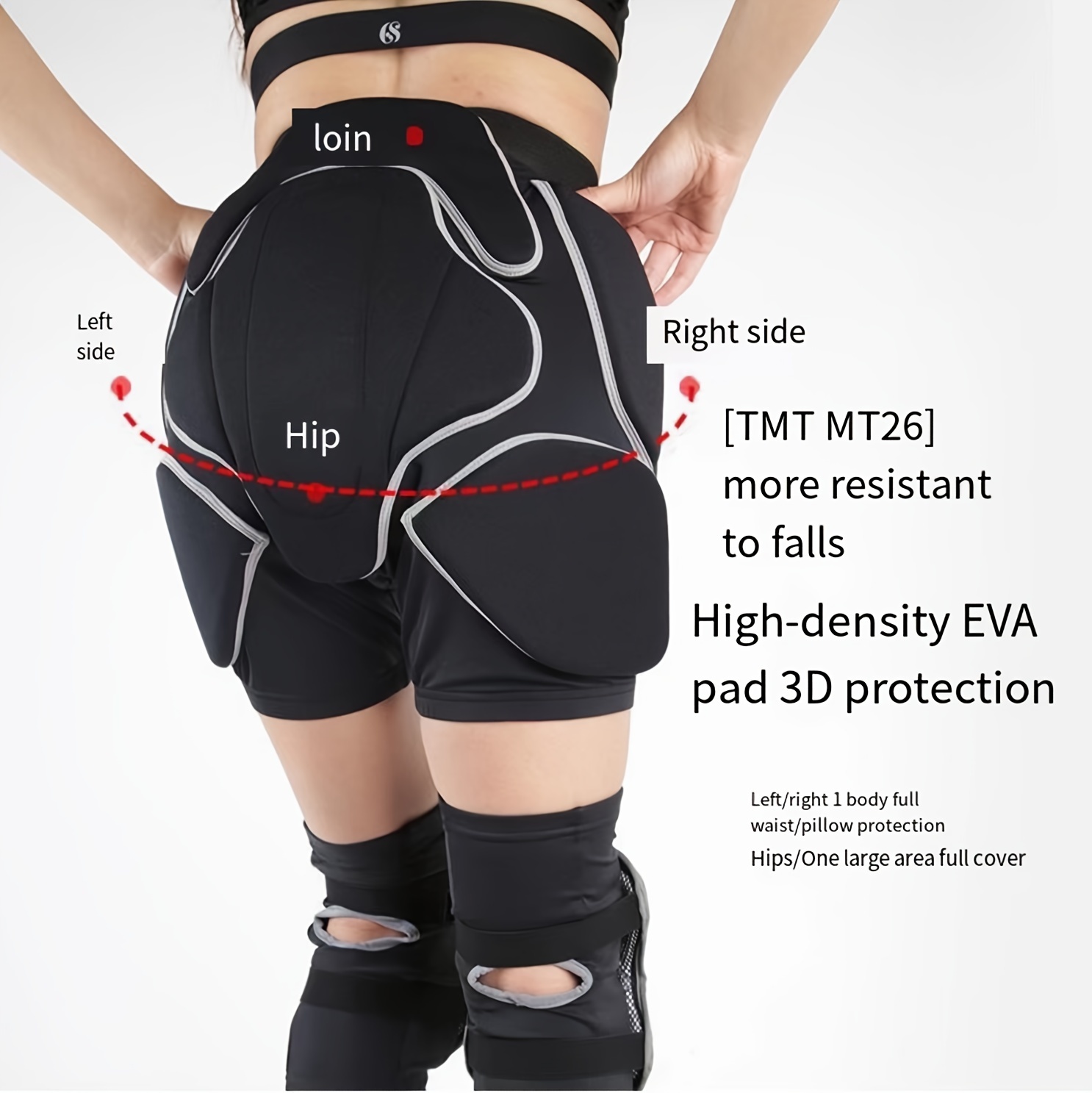 Bangcool Protecteur de hanche de sport protecteur de protection de la hanche  de protection pour le patinage de ski 