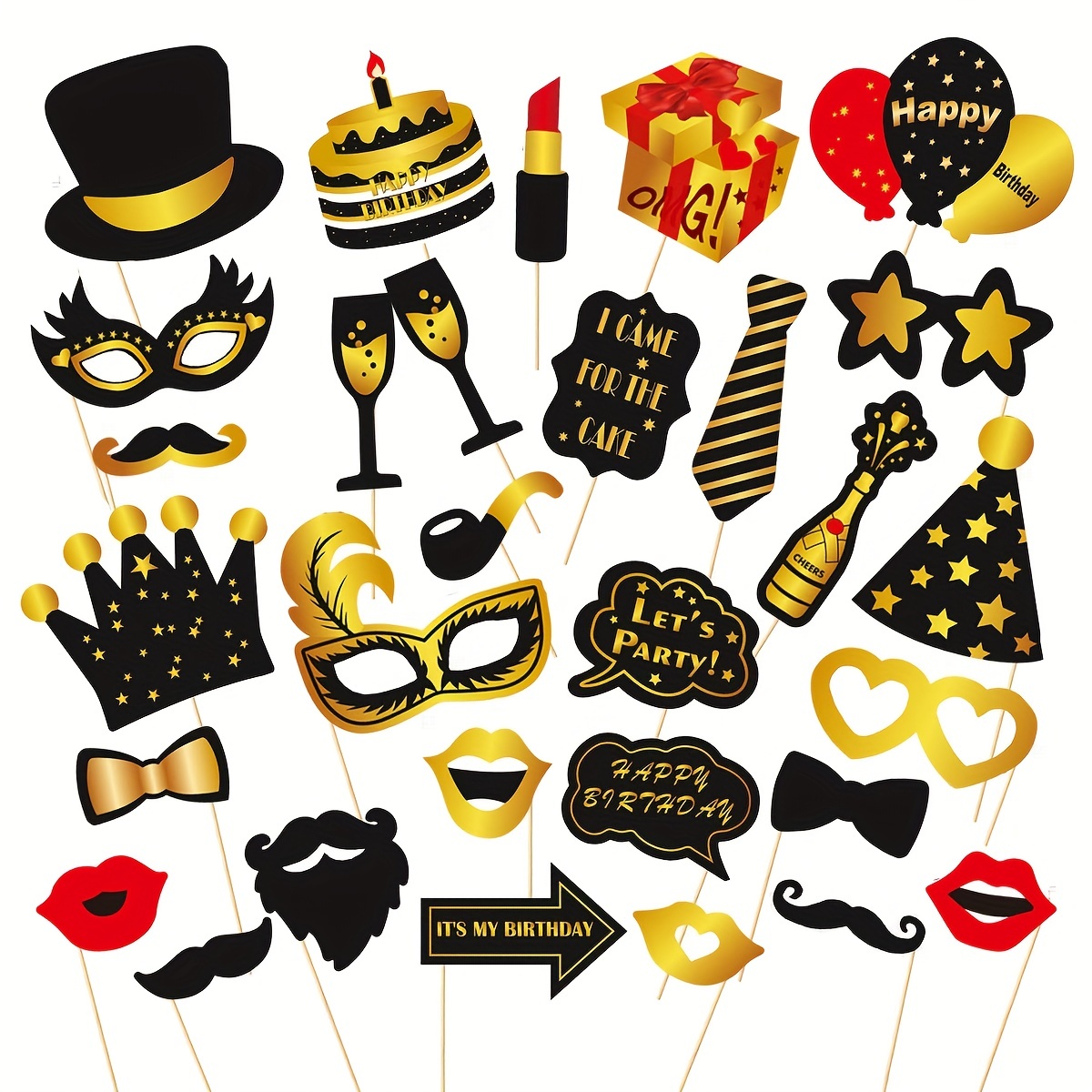 Festival Party Props Party Photo Props Mosaic Funny Party - Temu