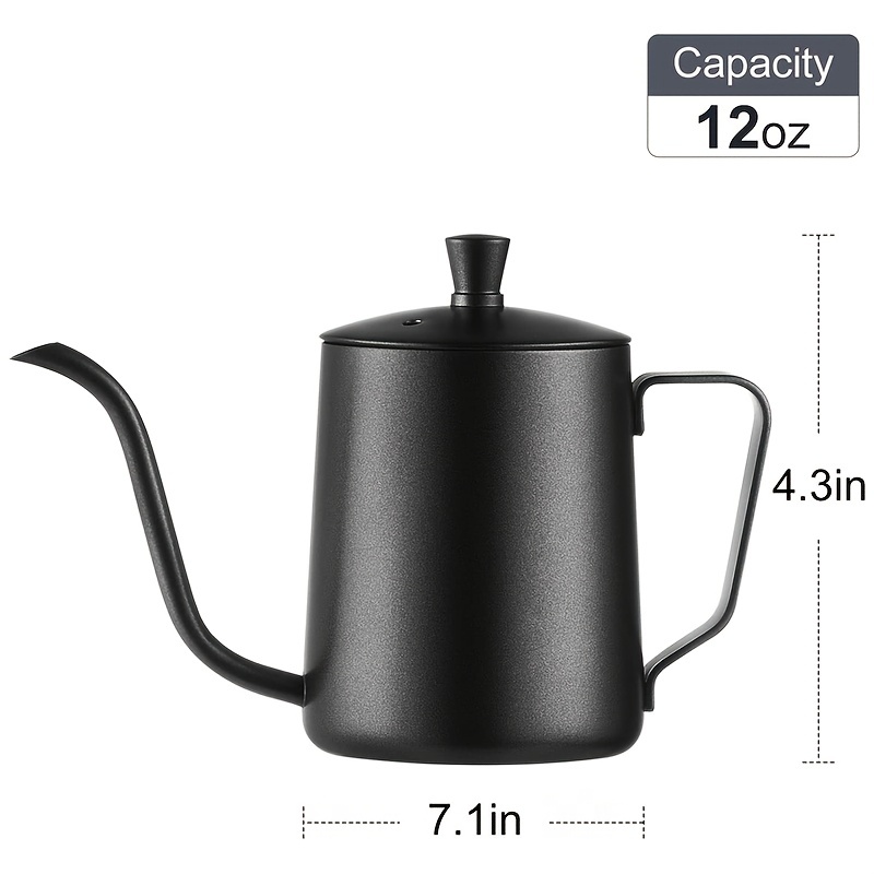Pour Over Coffee Kettle Teakettle Water Kettle Stainless Steel Material Gooseneck  Tea Pot for Pour Over and Tea Brewing - AliExpress