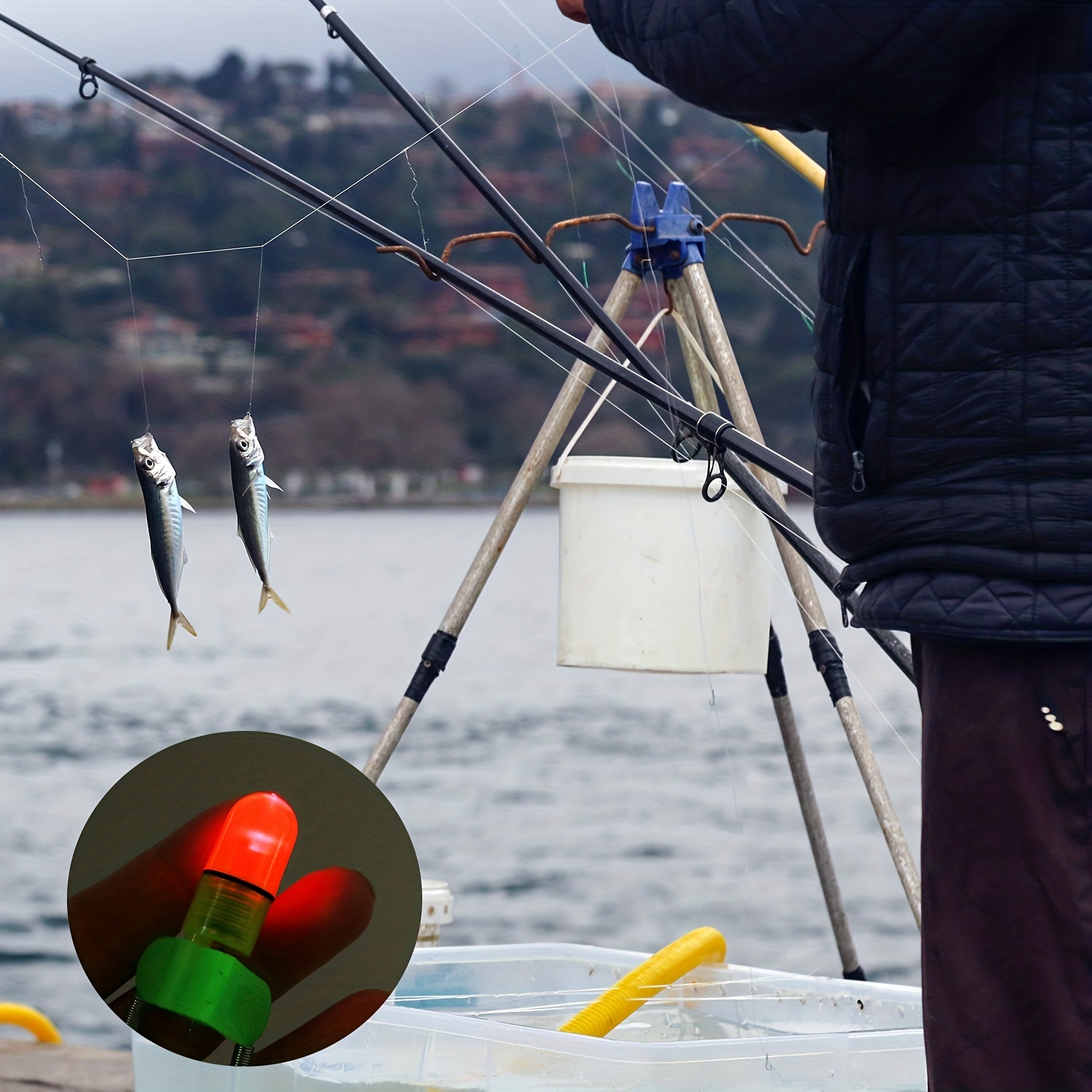 Night Fishing Made Easy: Led Fish Bite Alarm Indicator Rod - Temu