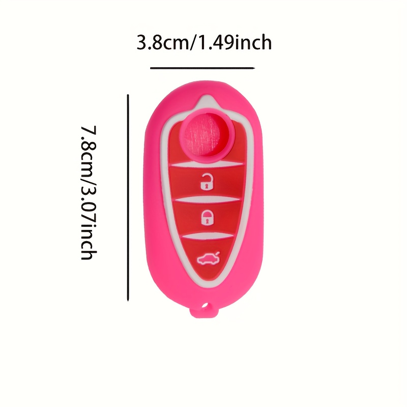 3.8 inch Silicon Car Key Cover