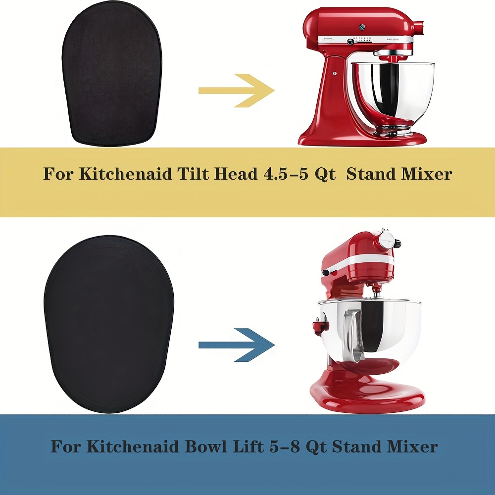 Sliding Mat for Kitchenaid Mixer, Mixer Mover Slider Mat Pad Compatible  with Kitchenaid 4.5-5 Qt Tilt-Head Stand Mixer, Kitchen Appliance Slider  Mat