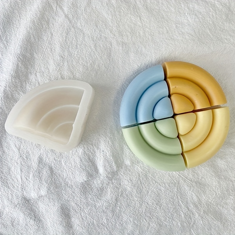 Large Rainbow Gate Candle Silicone Mold for Handmade Chocolate