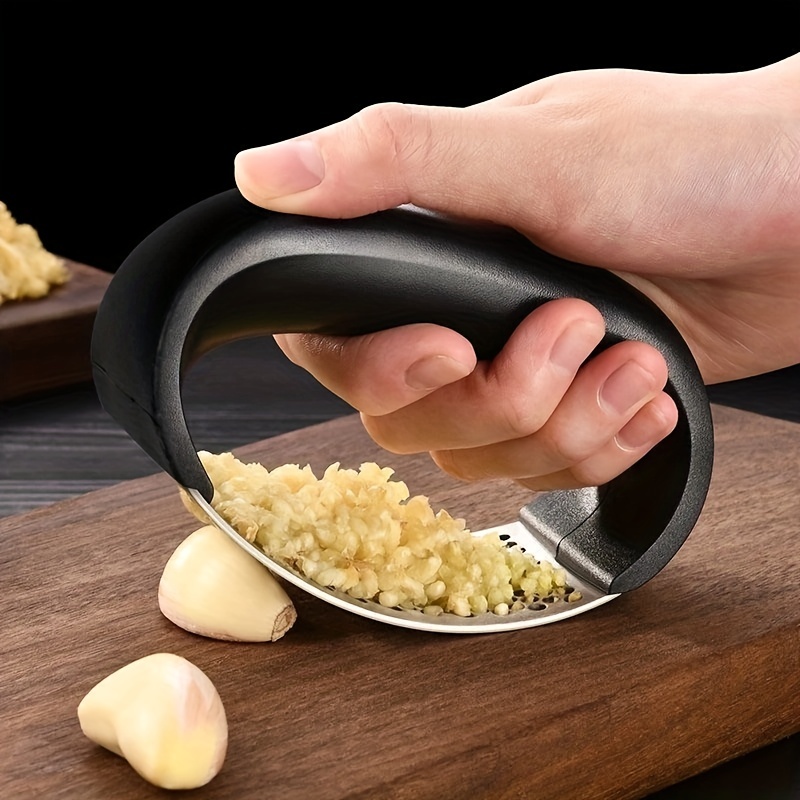 1pc Creative Stainless Steel Garlic Cutter Onion Chopper Hand Pressure  Garlic Presses Machine Kitchen Tools Kitchen Gadgets