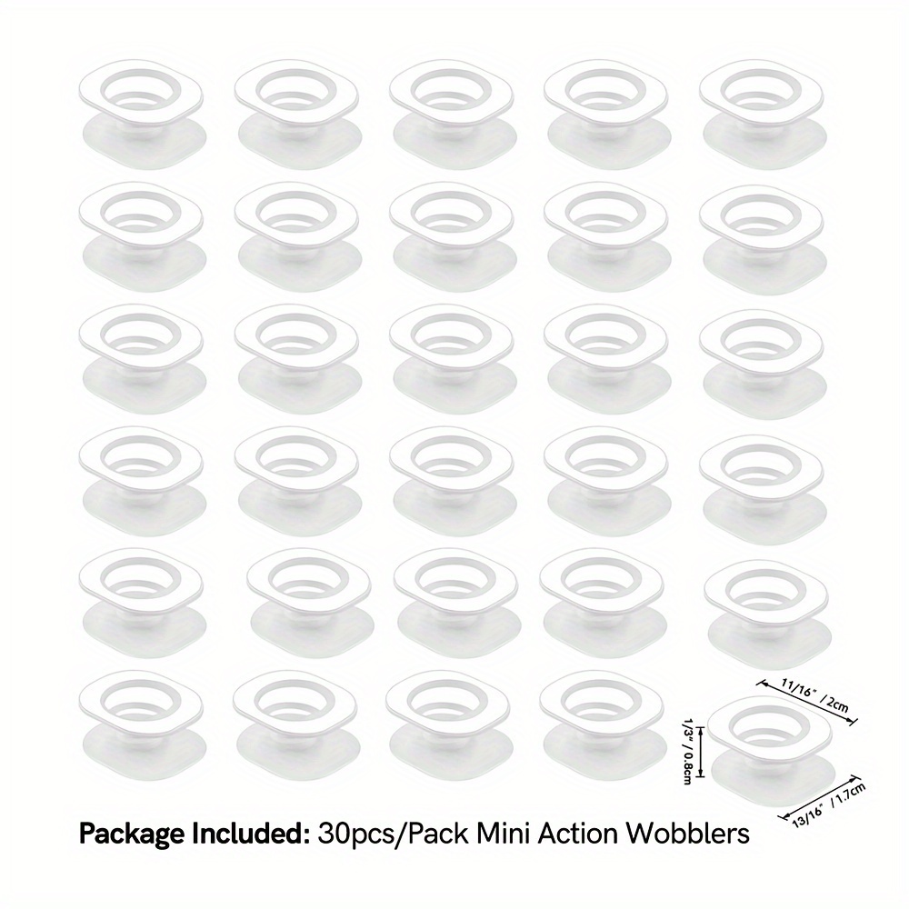 30pcs/set Mini Action Wobbles Self-adhesive Springs Small Movers For Card Making To Create Interactive Cards