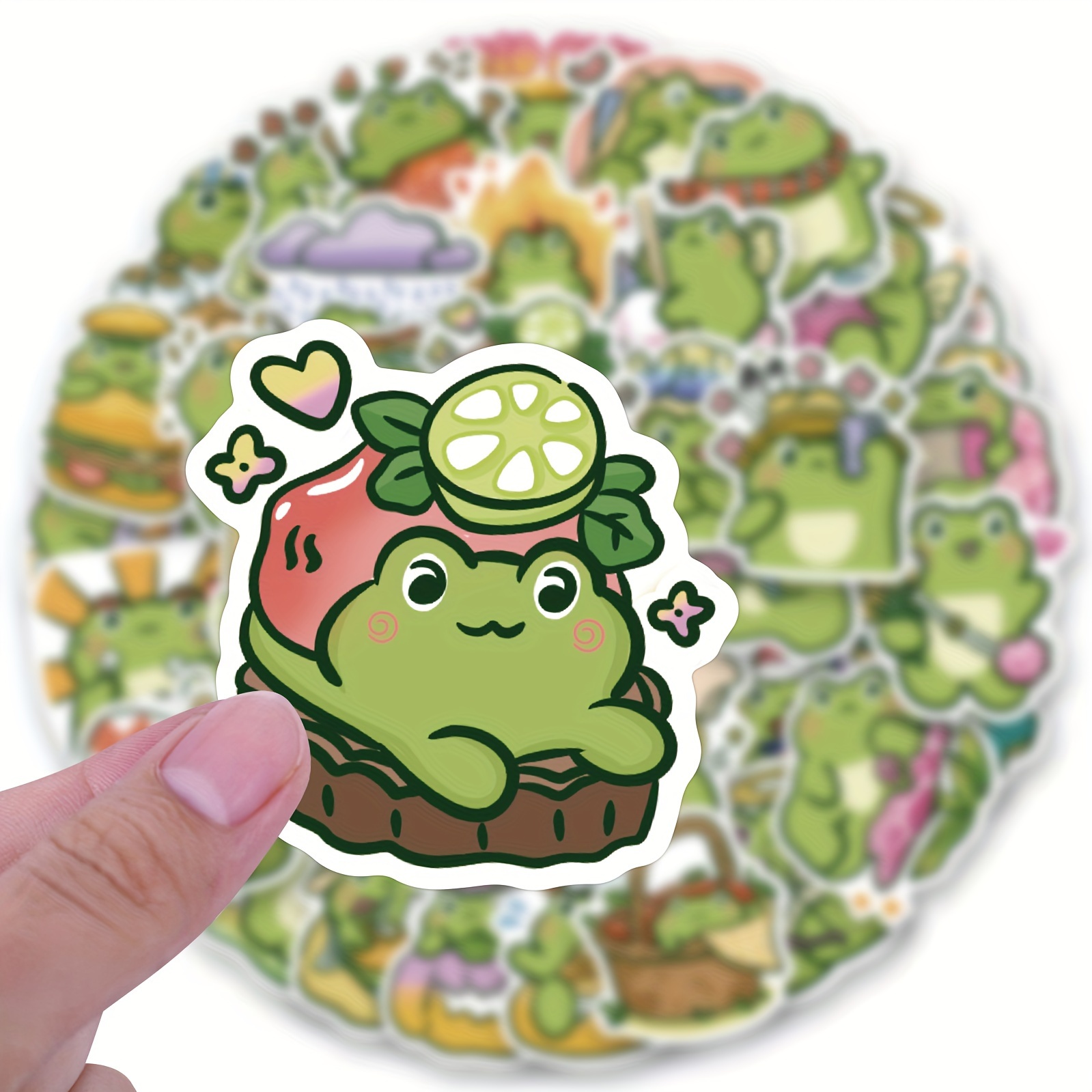 Frog Stickers Cute Frog Stuff Frog Party Favors Frog - Temu United Kingdom