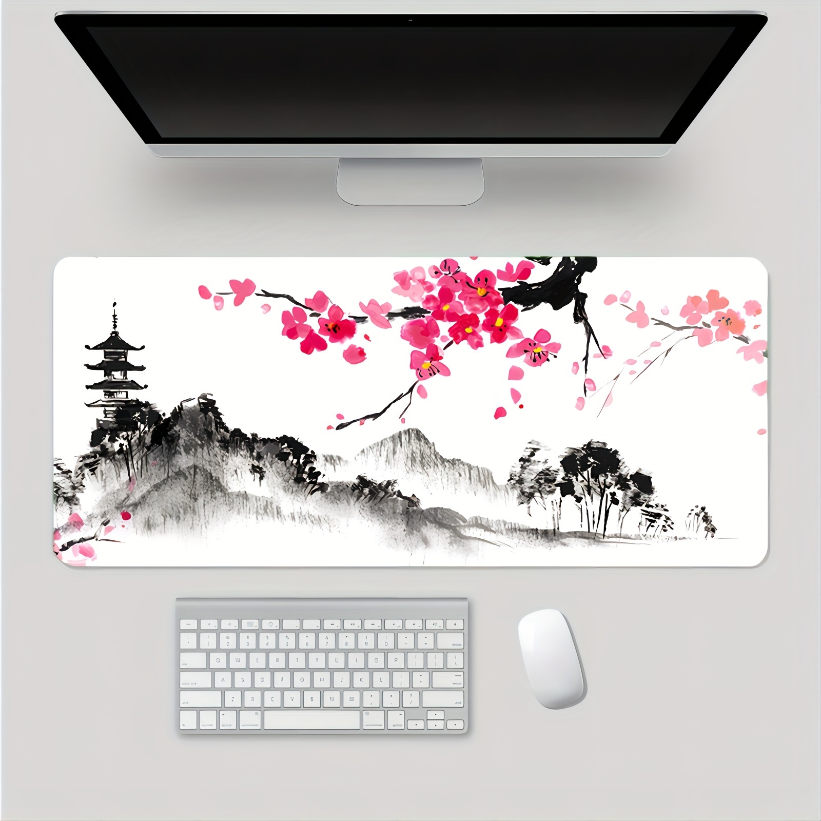 Game Large Mouse Pad Thickened Abstract Thick Computer Desk - Temu