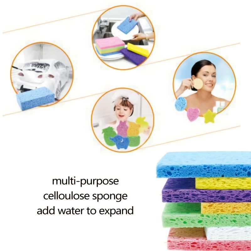 China Super Sponges Block Scrub Cute Cleaning Compressed Wood Pulp