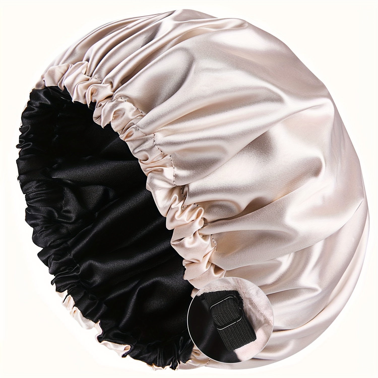 Satin Bonnet Sleep Bonnet Cap, Extra Large, Double Layer