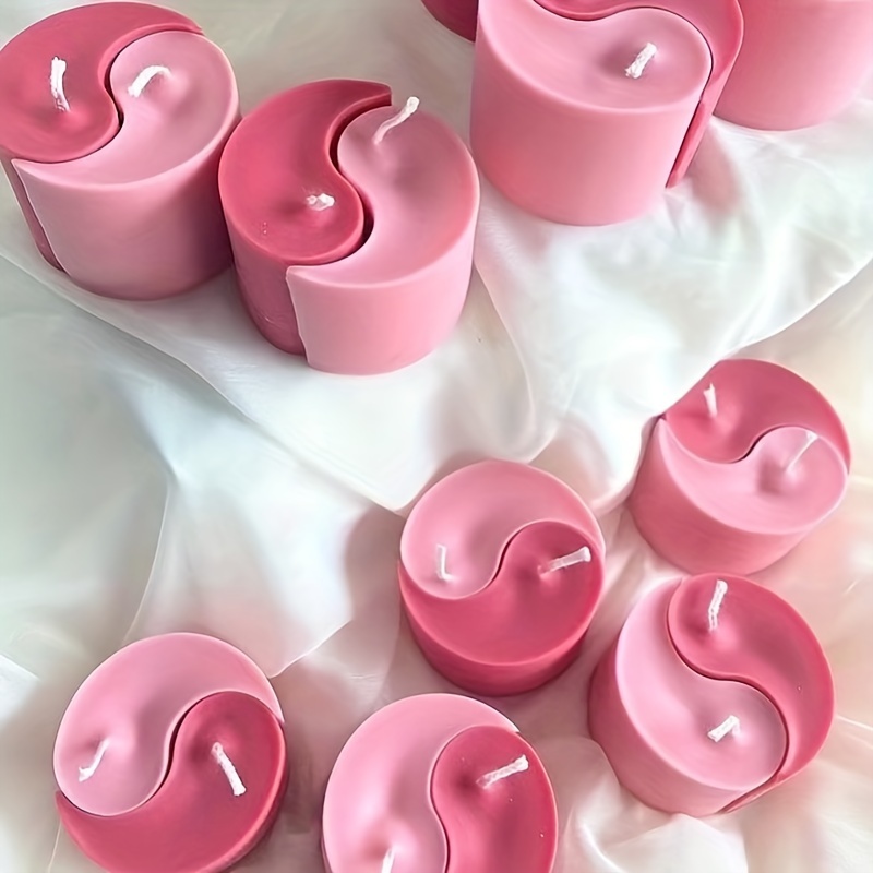 Juego de 6 moldes de silicona para velas de resina, molde de peonía de rosa  3D para decoración de pasteles de chocolate, kit de fabricación de velas