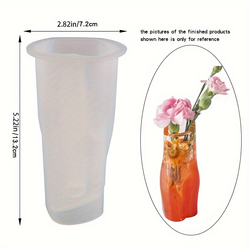 Flower Vase Resin Molds Heart Hexagon Epoxy Resin - Temu Australia