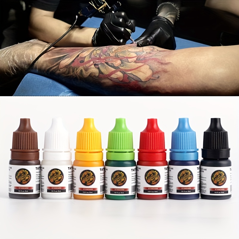 7/14/20pcs 5ml Color Tattoo Ink Tattoo Ink Set Semi Permanent