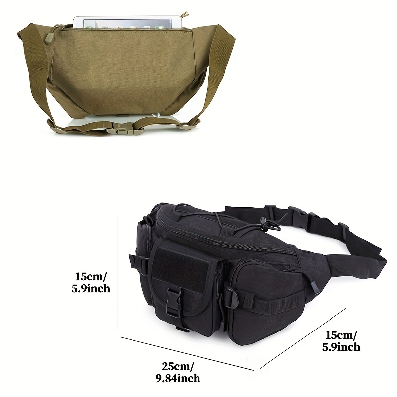  T3 Tactical Fanny Pack, Black : Sports & Outdoors